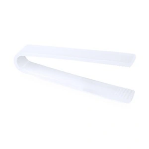 Pinza blanca elegante para marcaje en tampografía