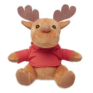 Reno de peluche con sudadera personalizable