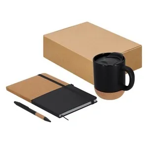 Set de bloc de notas bolígrafo y taza personalizable