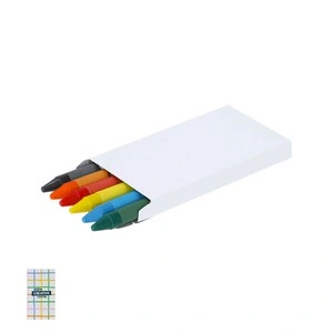Set de ceras cucko en caja reciclada personalizable