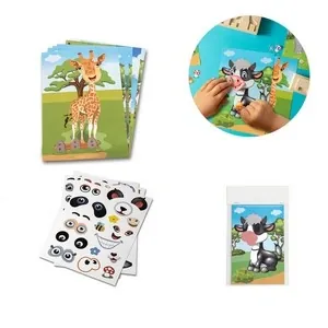 Set de pegatinas de animales para personalizar y jugar