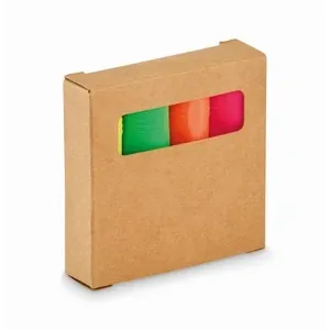 Set de rotuladores high4 fluorescentes en caja kraft