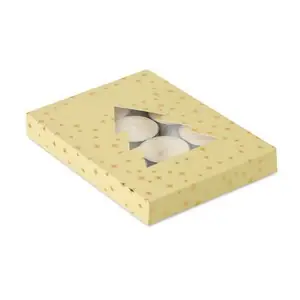 Set 12 velas de té perfumadas radiant personalizable