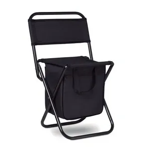 Silla plegable exterior con compartimiento nevera
