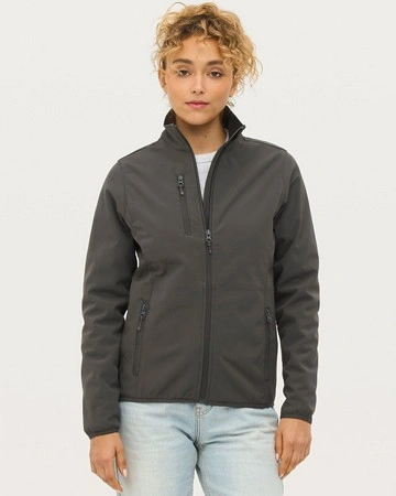 Softshell con cremallera para mujer impermeable