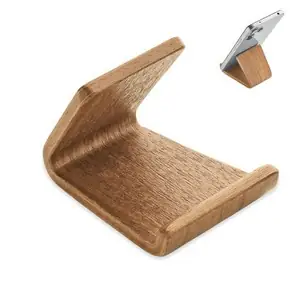 Soporte de teléfono de madera de nogal hold