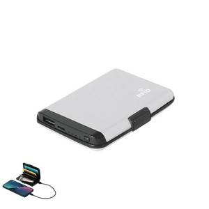 Tarjetero power bank chefler personalizable con protección rfid