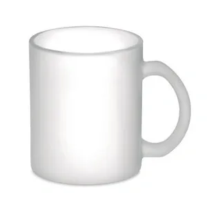 Taza de cristal glaseado para sublimación 300 ml