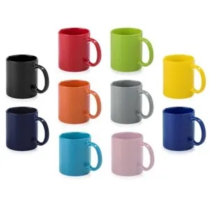 Taza de cerámica colorida de 370ml