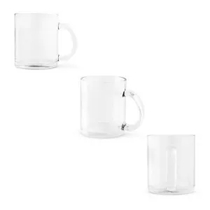 Taza de cristal para sublimación con caja de regalo