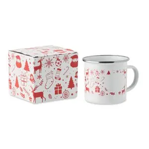 Taza esmaltada navidad 300 ml seasomel personalizable