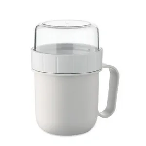 Taza portátil anti fugas con 2 recipientes separados