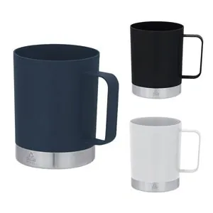 Taza reciclada con base de acero inoxidable