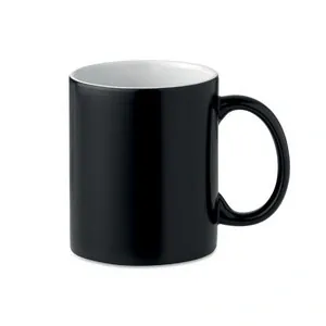 Taza de cerámica que cambia con el calor