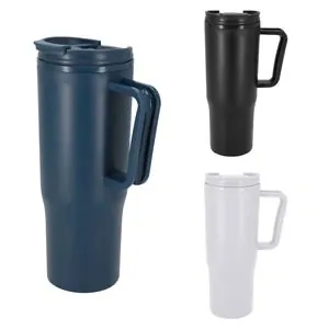 Taza térmica de pp reciclado con tapa dosificadora