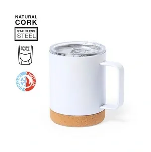 Taza térmica de acero inox con dosificador en tapa