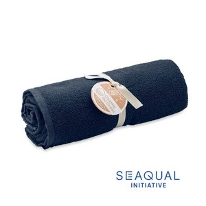 Toalla jacquard ecológica de tejidos reciclados