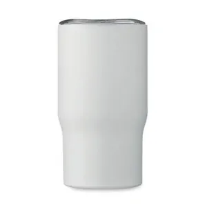 Vaso de acero inoxidable reciclado con cierre deslizante