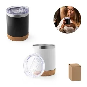 Vaso de viaje acero inoxidable aislado al vacío