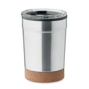 Vaso de acero inoxidable con doble pared y orificio deslizante