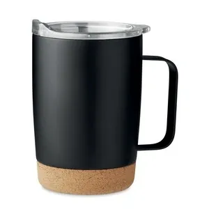 Vaso de acero inoxidable doble pared con tapa deslizante