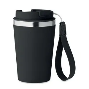Vaso de acero inoxidable reciclado anti fugas 350 ml