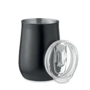 Vaso de acero inoxidable reciclado con tapa deslizante