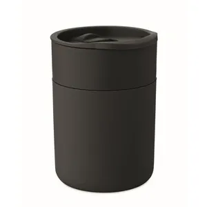 Vaso pp 330ml goblet personalizable con tapa corredera