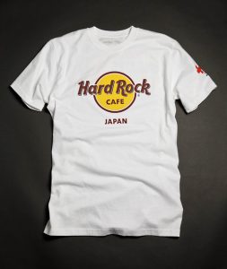 camiseta publicitaria hard rock café iconos del merchandising
