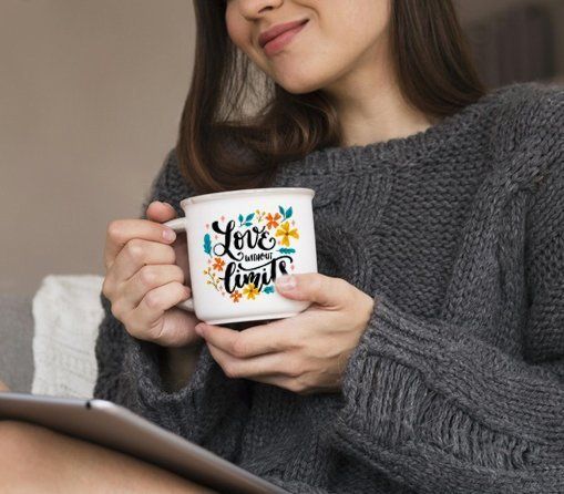 Tazas, frases con sentimiento