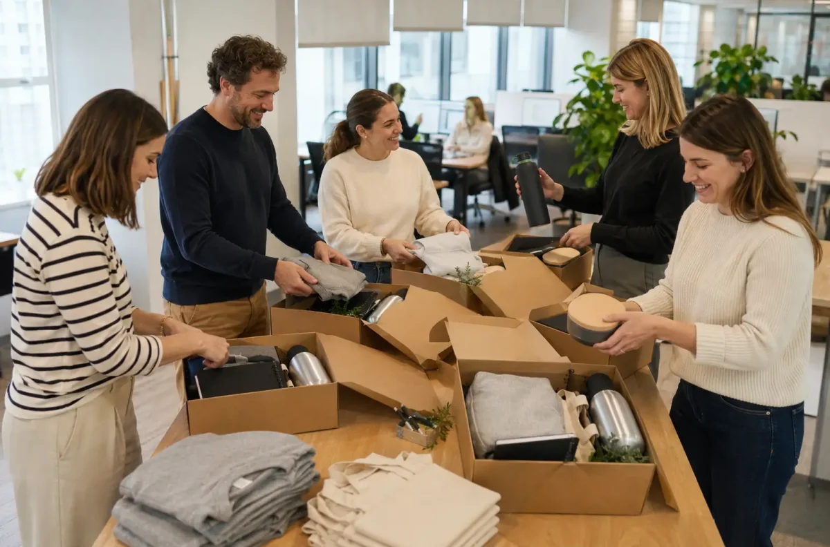 kit de bienvenida empresa